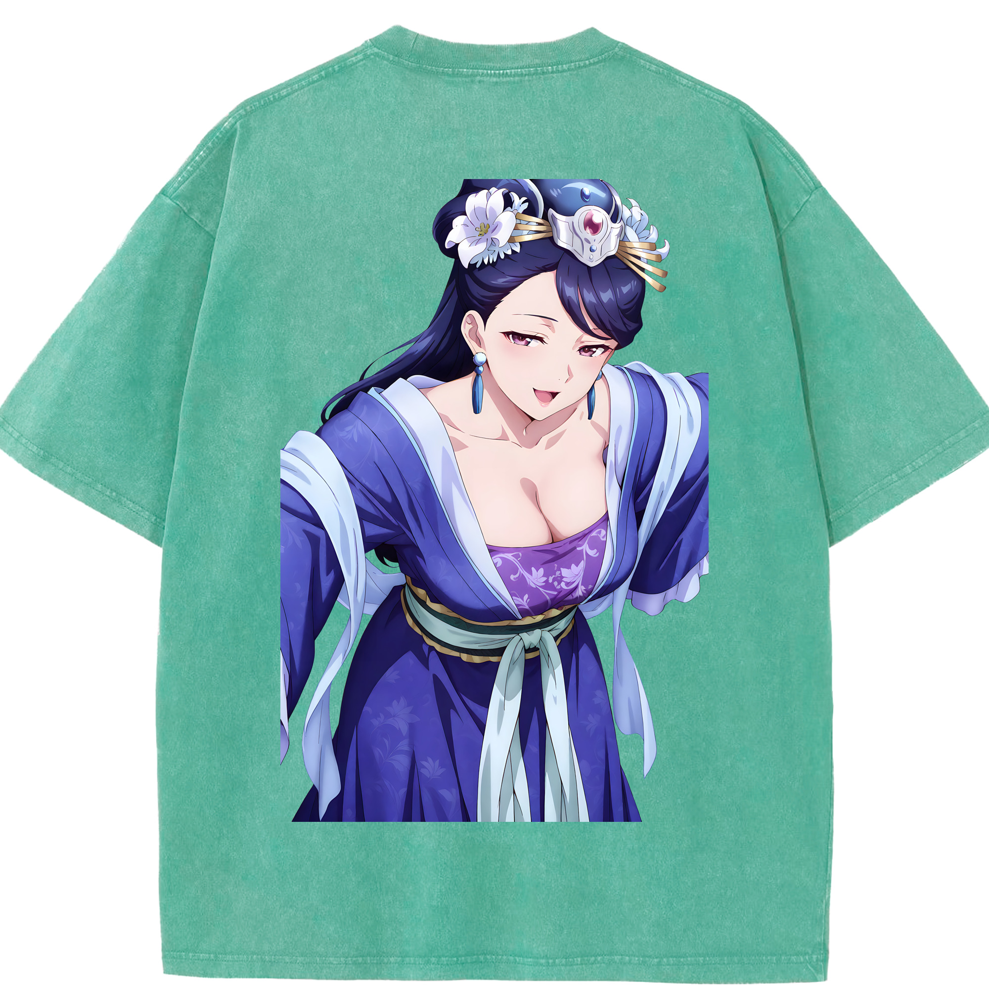 （画像用） 薬屋のひとりごと The Apothecary Diaries 綿100% ヴィンテージ風 半袖Tシャツ（背面プリント）